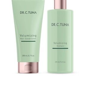 Farmasi Dr. C. Tuna Volumizing Shampoo and Conditioner Set - Mint Green